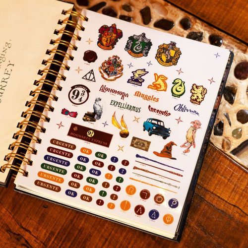 Planner Permanente Imãs Hp Hogwarts