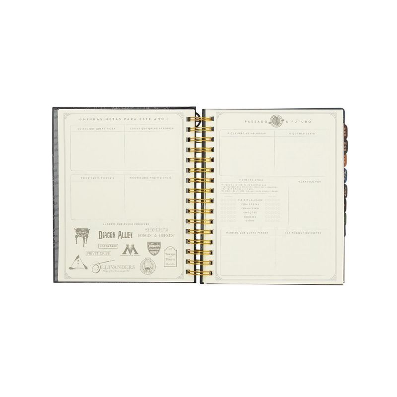 Planner Permanente Imãs Hp Hogwarts