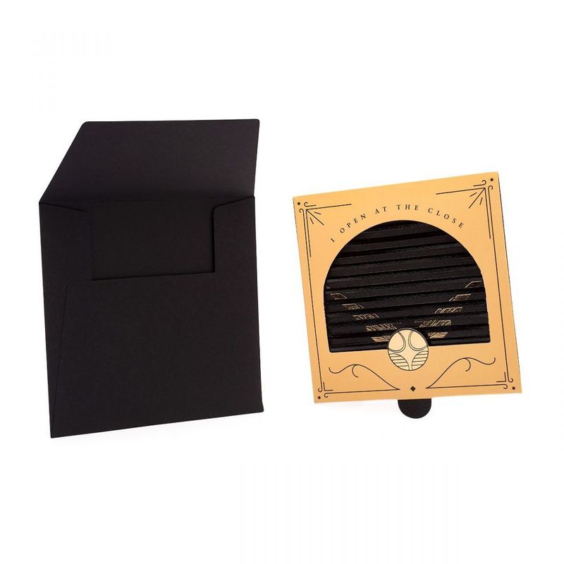 Cartao Harry Potter Pomo de Ouro