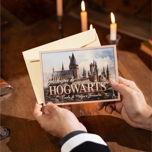 Cartão Postal HP Hogwarts