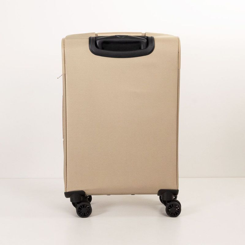 Mala De Viagem Bolsos Clara e Dourada