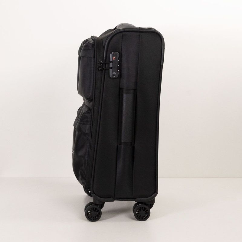 Mala De Viagem Bolsos Preta