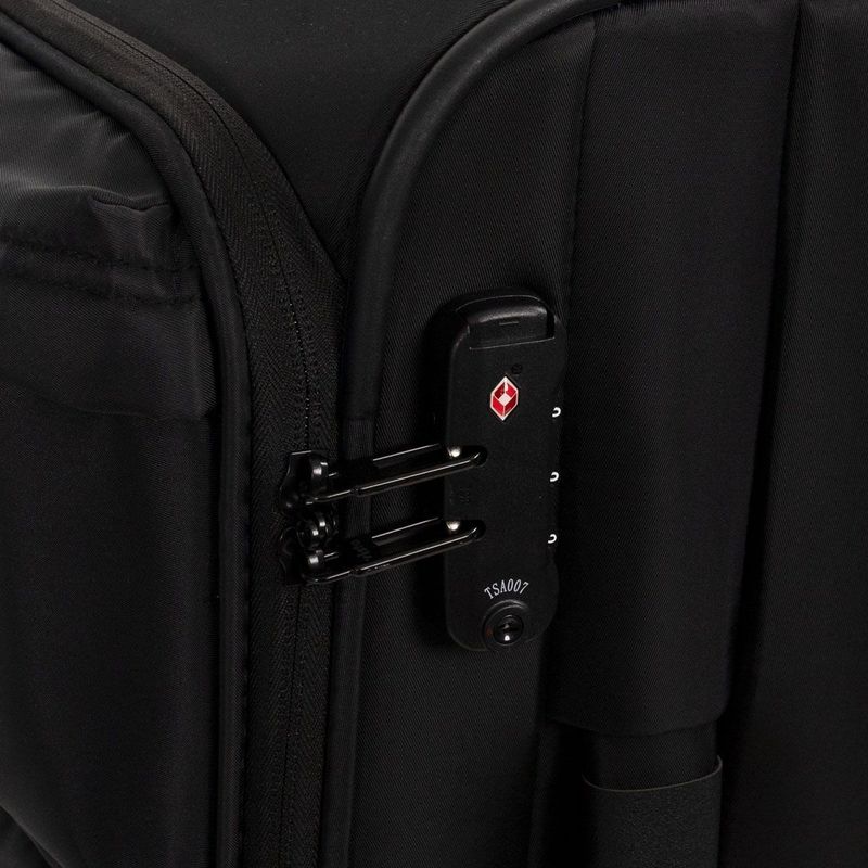 Mala De Viagem Bolsos Preta