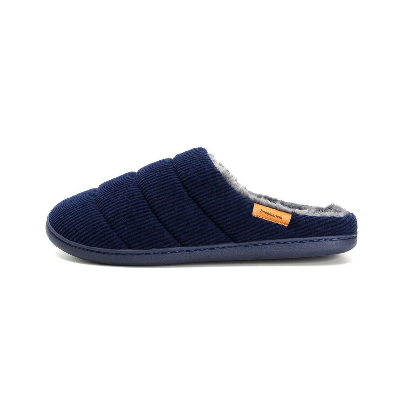 Pantufa Masculina Sola Emborrachada Azul