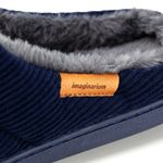 Pantufa Masculina Sola Emborrachada Azul