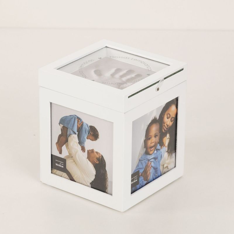 Porta-Retrato Caixa Mão De Bebê