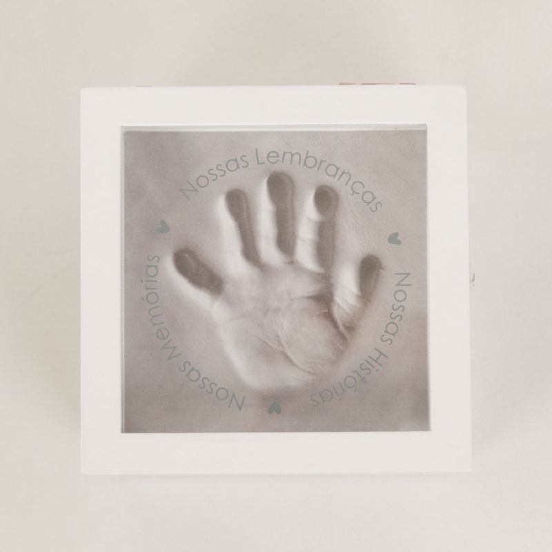 Porta-Retrato Caixa Mão De Bebê