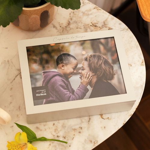 Porta-Retrato Caixa Cápsula Do Tempo