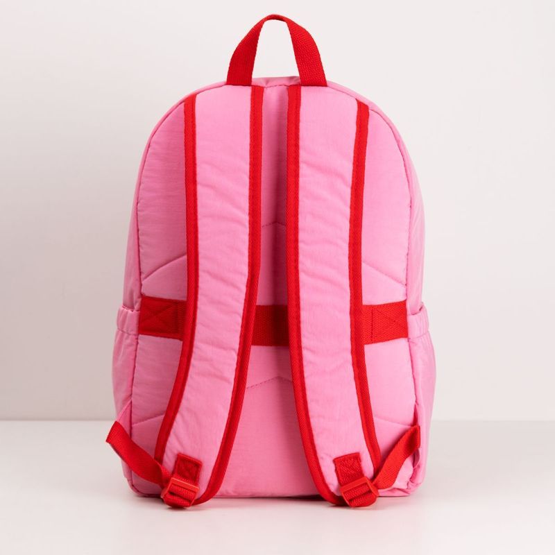 Mochila Laptop Rosa e Vermelha