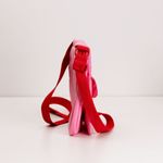 Bolsinha Crossbody Rosa e Vermelha