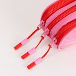 Estojo Bolsos Rosa e Vermelha