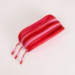 Estojo Bolsos Rosa e Vermelha