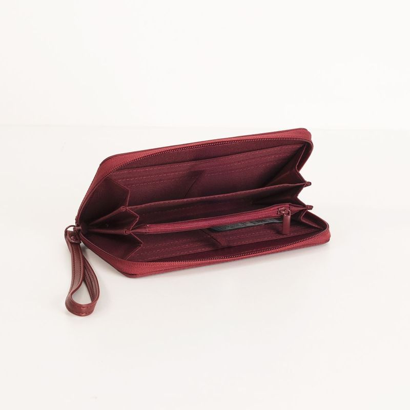 Carteira Alça Mão Bordô