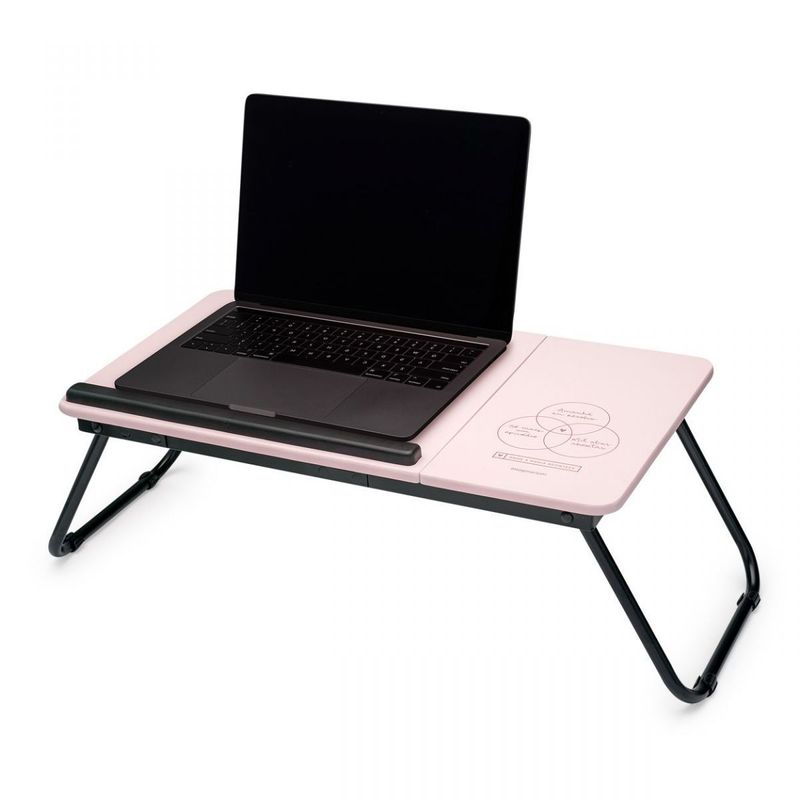 Bandeja Laptop Dobrável Rosa
