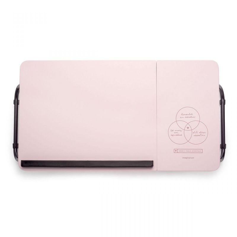 Bandeja Laptop Dobrável Rosa