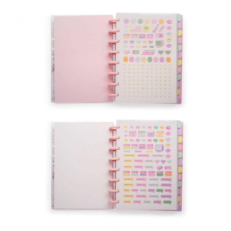 Planner de Discos Glitter Y2K