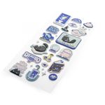 Cartela de Adesivos Puff Gata Mística