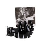 Porta-Retrato Gatinho Preto Sorriso