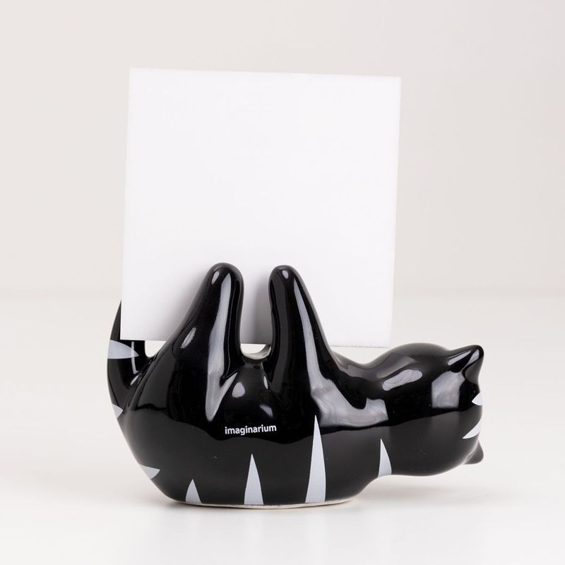 Porta-Retrato Gatinho Preto Sorriso