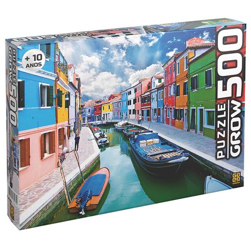 Puzzle 500 peças Canal de Burano