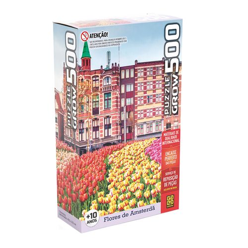 Puzzle 500 peças Flores em Amsterdam