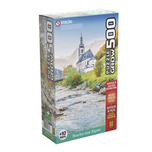 Puzzle 500 peças Riacho nos Alpes