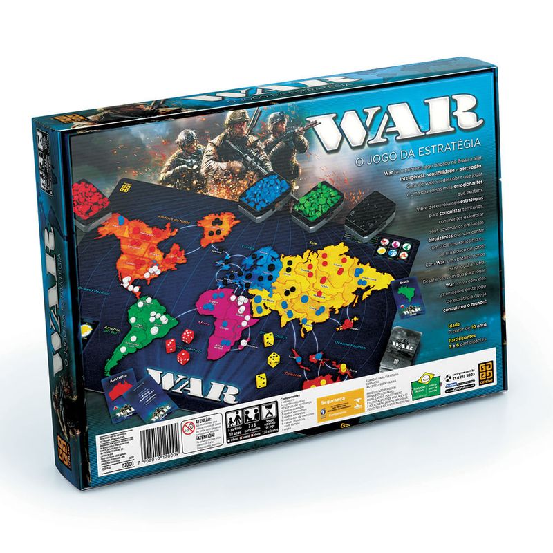 Jogo War Tabuleiro - O Jogo da Estratégia