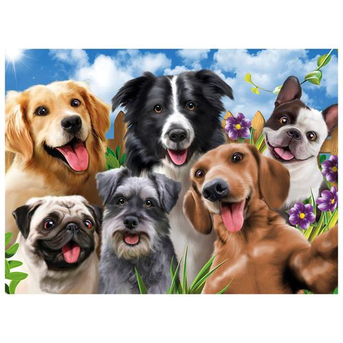 Puzzle 500 peças Selfie Pets