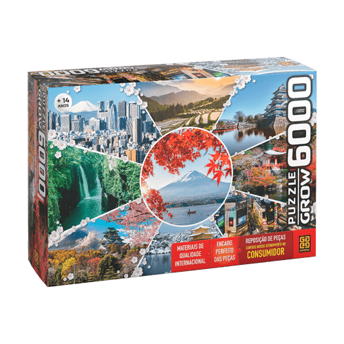 Puzzle 6000 peças Paisagens do Japão