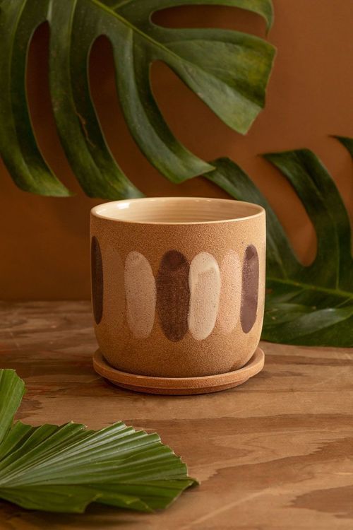 Vaso cachepot pincelada m