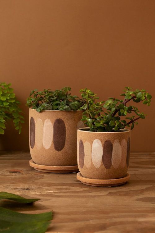 Vaso cachepot pincelada m