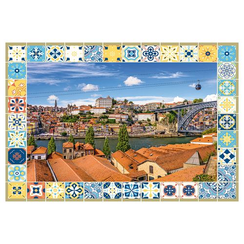 Mini Puzzle 1000 peças Cidade do Porto