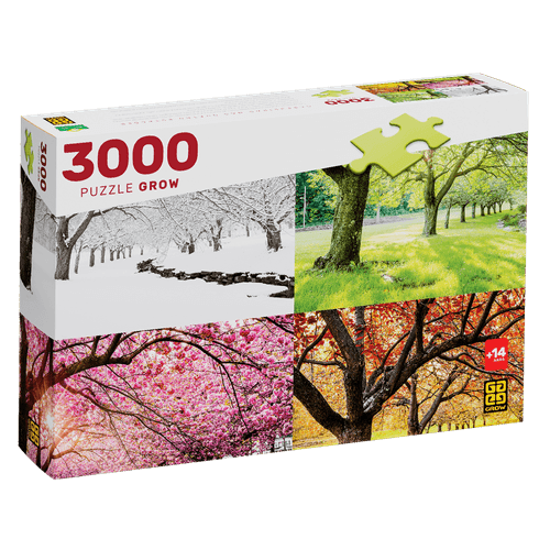 Puzzle 3000 peças Cerejeiras nas Quatro Estações