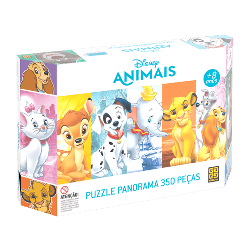 Puzzle 350 peças Panorama Disney Animais