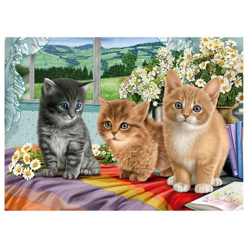 Puzzle 60 peças Gatinhos Fofinhos