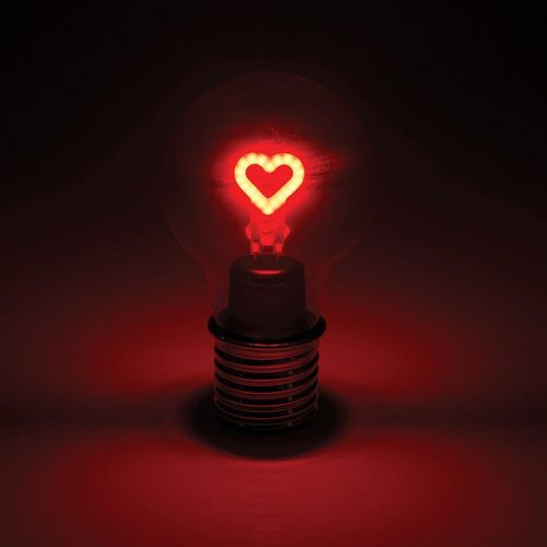 Luminária Recarregável Coração