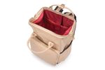 Mochila-Laptop-Frame-Creme-e-Dourado