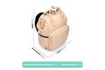 Mochila-Laptop-Frame-Creme-e-Dourado