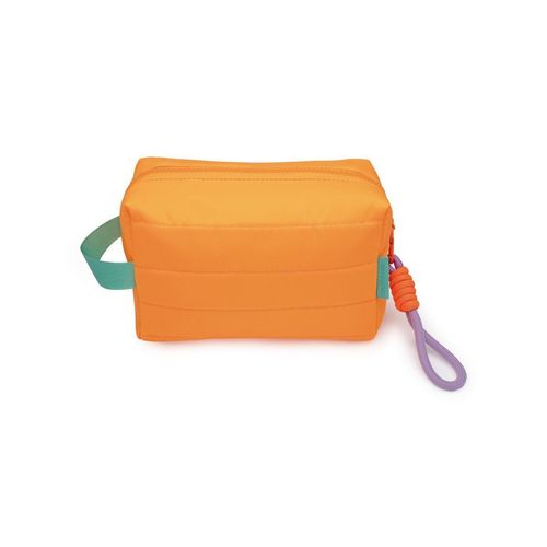 Necessaire Puffer Neon Laranja