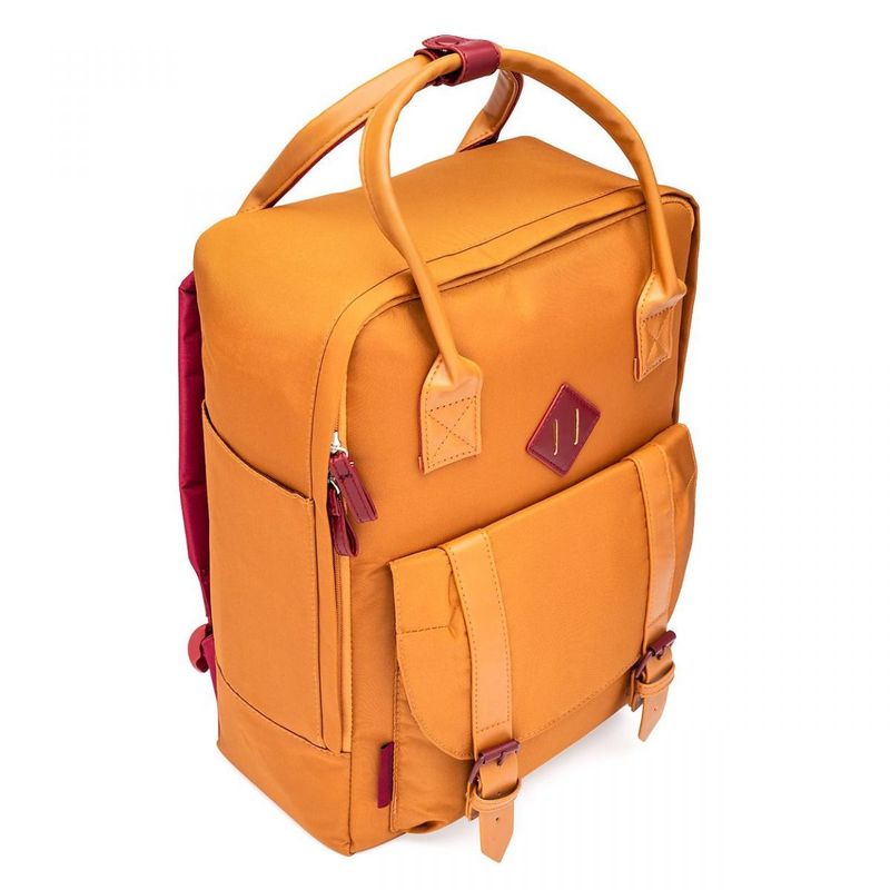 Mochila-Laptop-Strap-Caramelo-e-Bordo