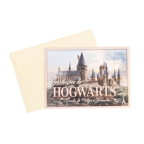 Cartao Postal HP Hogwarts