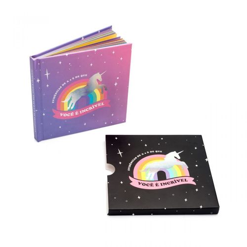 Livro Cartao Unicornio