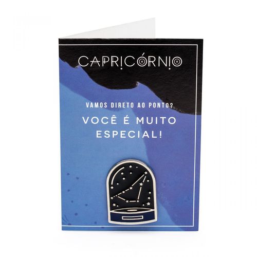 Pin Cartão Signo Capricórnio