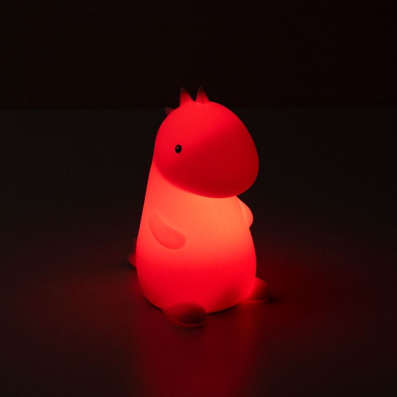 Luminaria-de-Silicone-Dinossauro