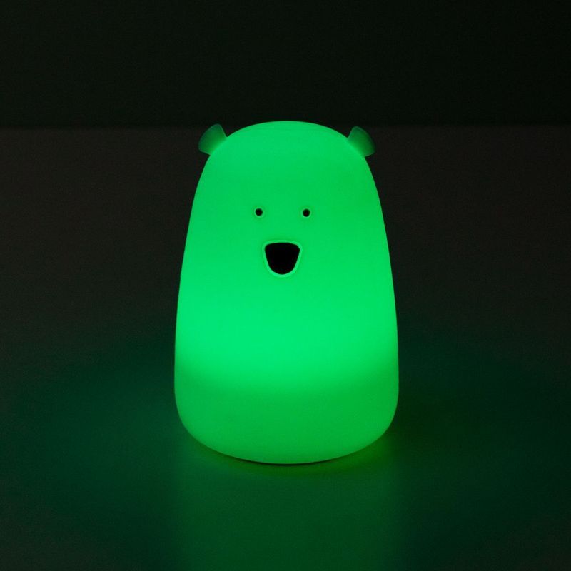 Luminaria-de-Silicone-Urso-Polar