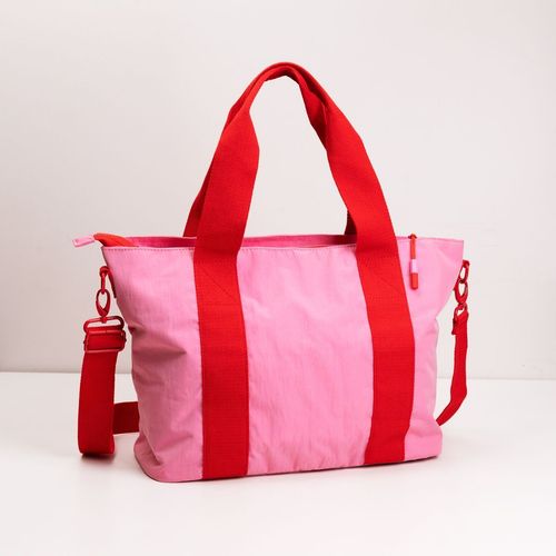 Bolsa Tote Rosa e Vermelha