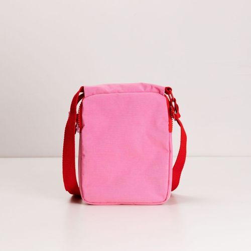 Bolsinha Crossbody Rosa e Vermelha