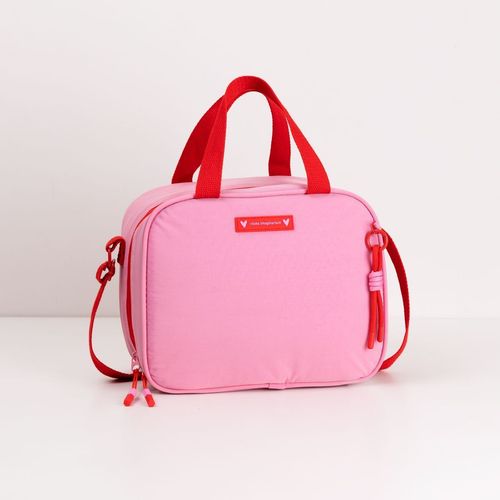 Bolsa Térmica Midi Rosa e Vermelha