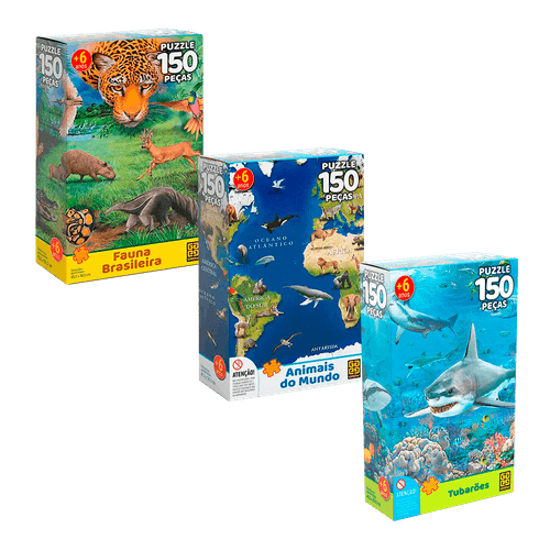 Combo Quebra-Cabeça 150 peças
