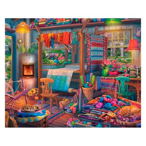 Puzzle 1000 peças Tear do Tecelão - Importado - Ravensburger
